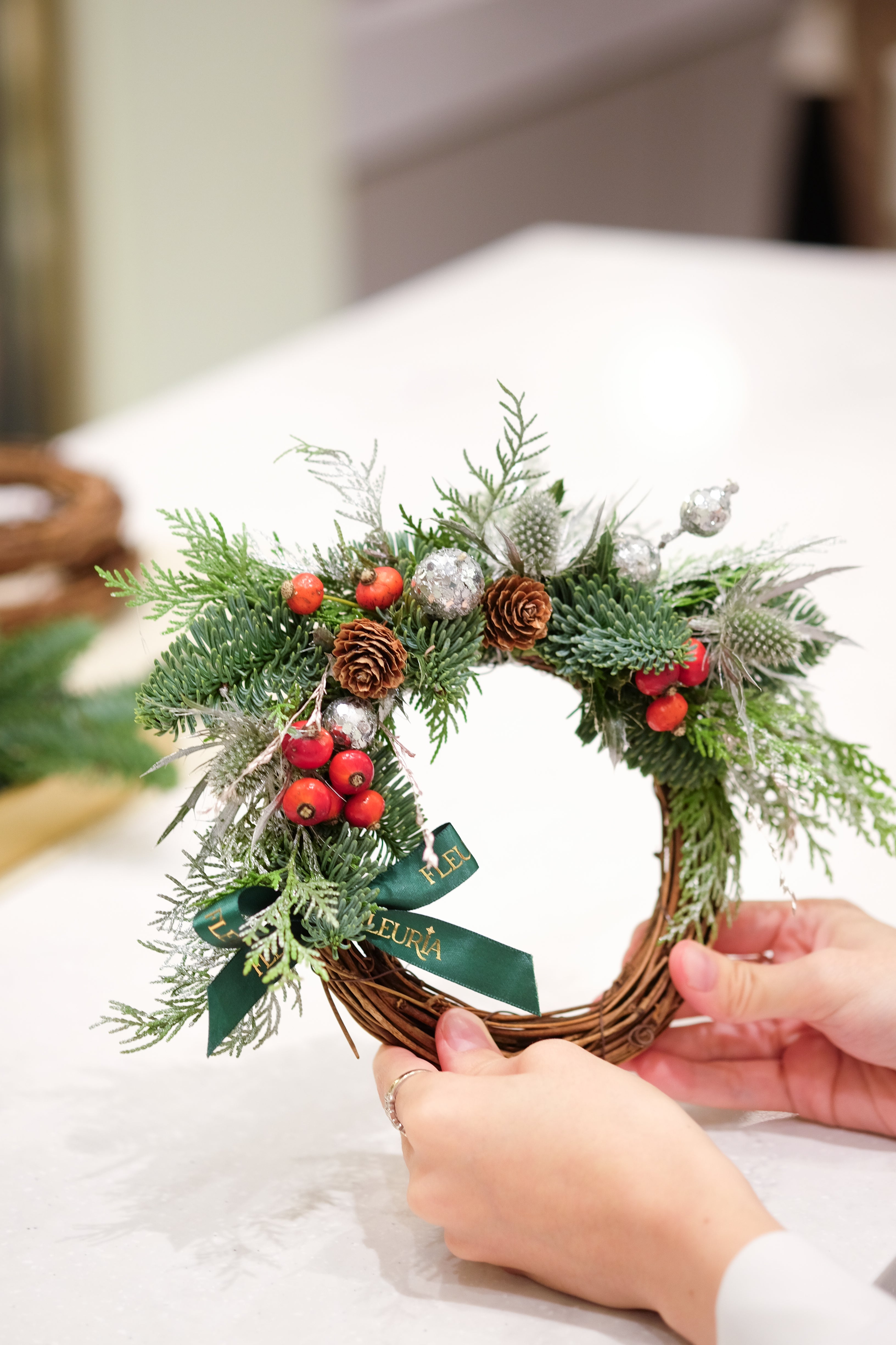 Mini Christmas Wreath Workshop @ Pacific Place | 7 Dec, 2024 | 12.30am - 2pm