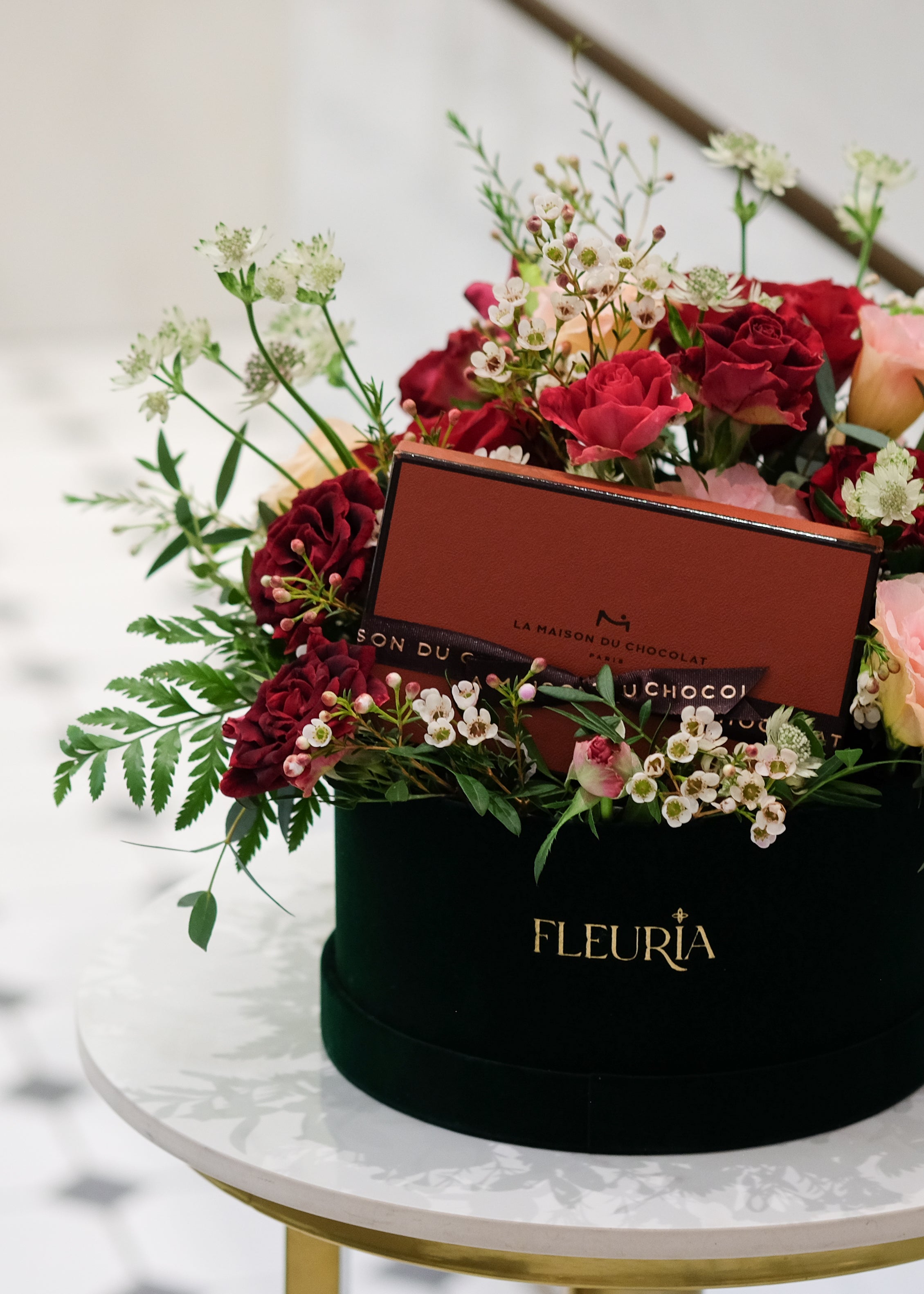 Fresh Flower Box & La Maison du Chocolat