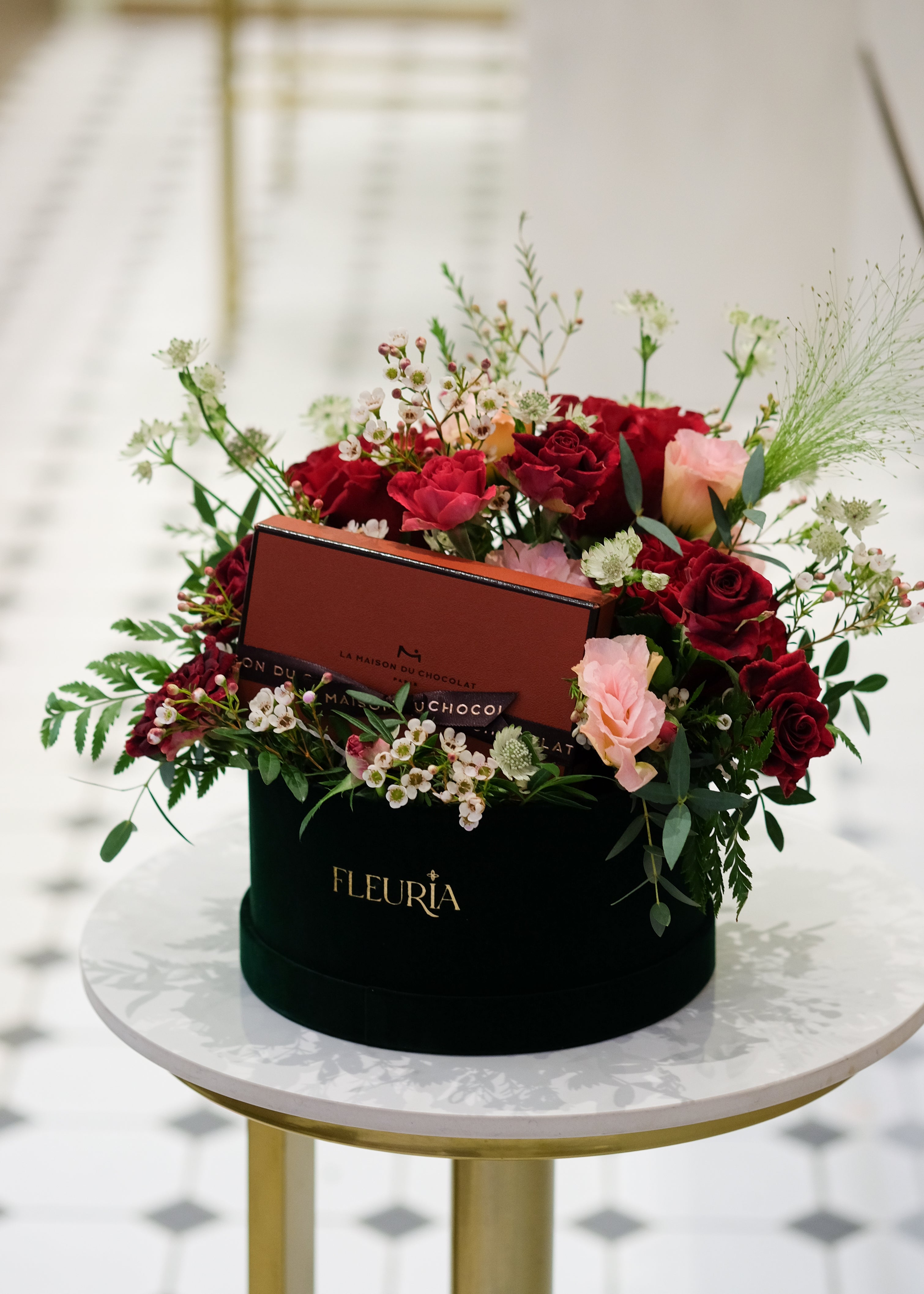 Fresh Flower Box & La Maison du Chocolat